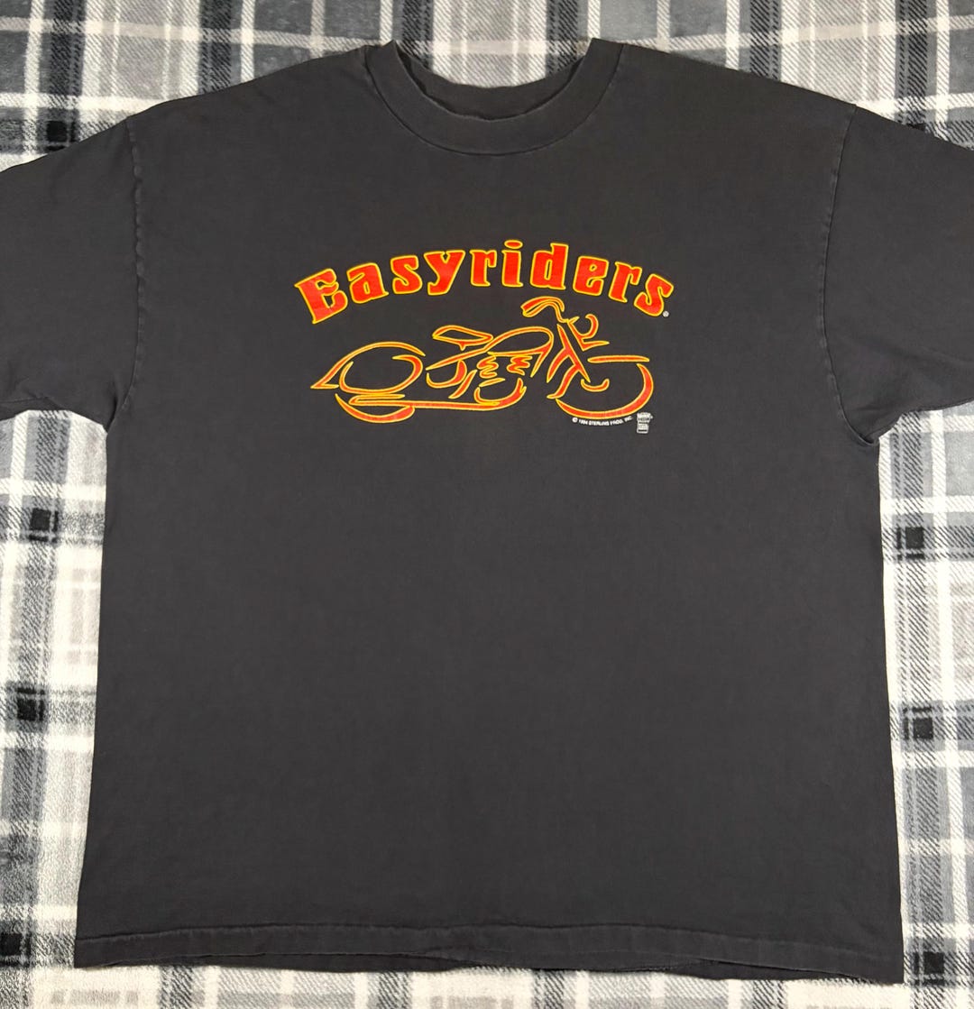 Easyriders - Vintage 90s - Biker Motorcycle Single Stitch T Shirt