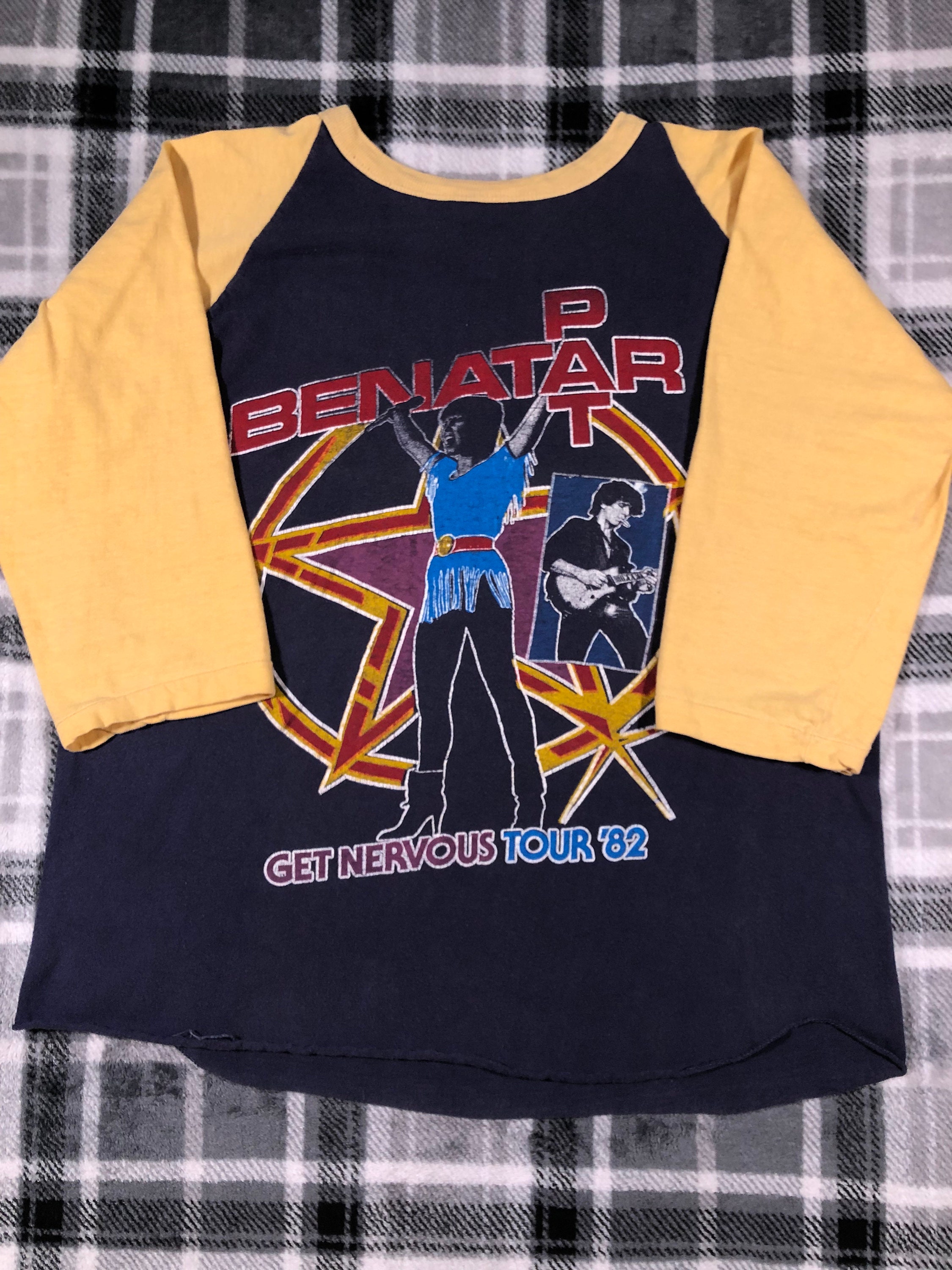 PAT BENATAR ROCKS. イベントTシャツ 1986年 PAT BENATAR ROCKS. イベントTシャツ 1986年 Pat benatar shirt
