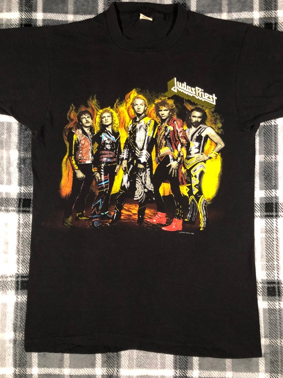 Judas Priest バンドTシャツ Mサイズ Judas Priest - Vintage 80s - Turbo Fuel for Life Tour 1986 - Heavy