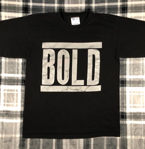 Bold - Vintage - Hardcore Punk Rock Band T Shirt - Size