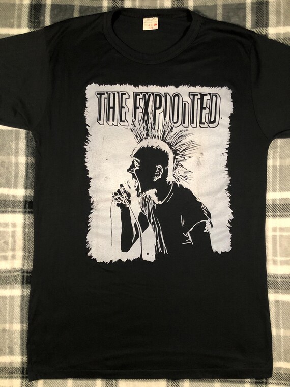 90's古着【EXPLOITED】バンドTシャツ The Exploited - Vintage 90s - Hardcore Punk Rock Band Single