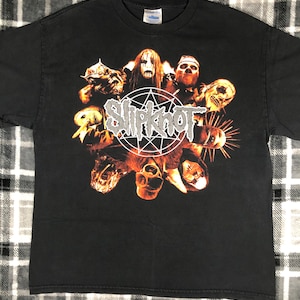 Slipknot - Vintage - Iowa 2001 - Heavy Metal Hard Rock Band T