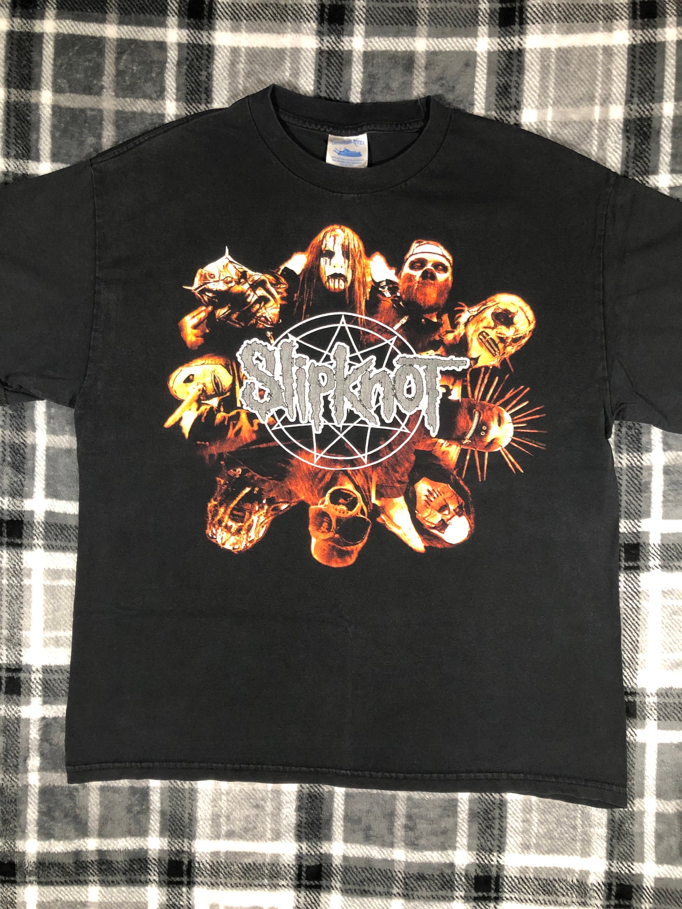 Slipknot Vintage 2001 Iowa Hardcore Metal Band Album T Shirt Size