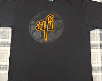 Vintage 2003 AFI A Fire Inside T-shirt Sing the Sorrow Gothic Rock
