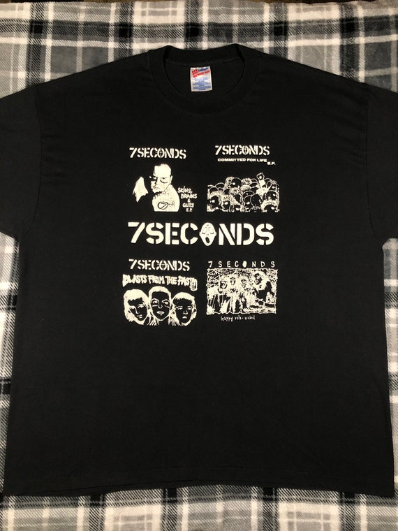 7 Seconds Vintage 90s Hardcore Crust Punk Rock Band Single - Etsy 日本