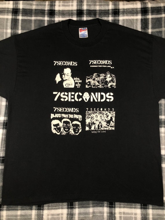 7 Seconds - Vintage 90s - Hardcore Crust Punk Rock Band Single