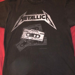 Metallica No Life Till Leather Classic Metal Rock Band T - Etsy