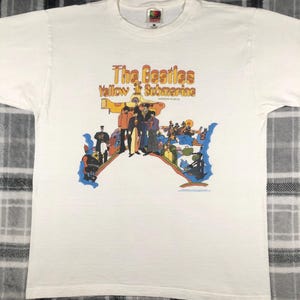 The Beatles - Vintage 90s - Yellow Submarine - Rock Band Album T 