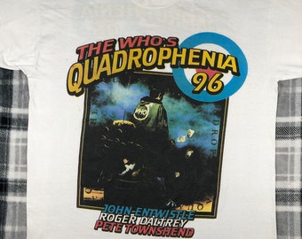 Vintage 1997 the Who Quadrophenia World Tour T Shirt Size XL (W