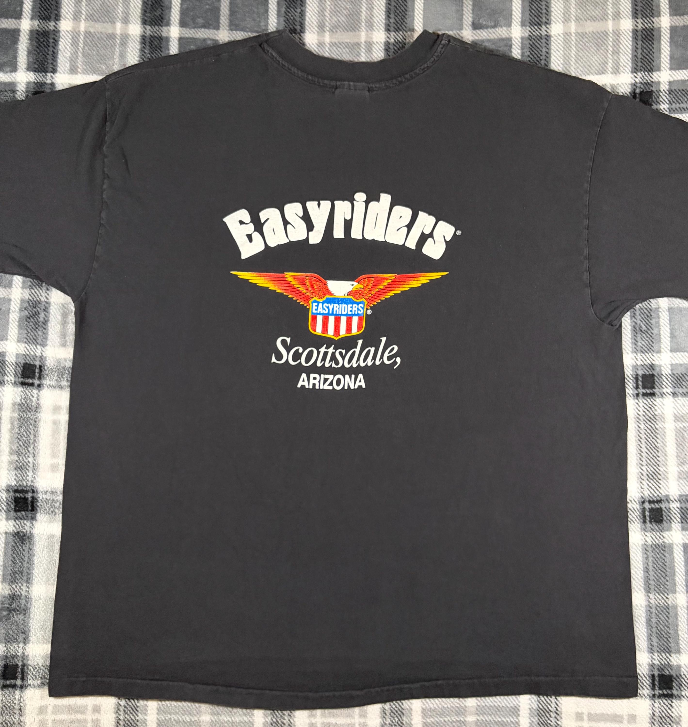 Easyriders - Vintage 90s - Biker Motorcycle Single Stitch T Shirt