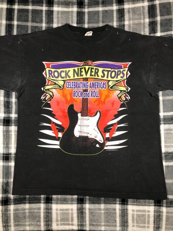 Vintage 90s - The Rock Never Stops 1999 Tour - Ted