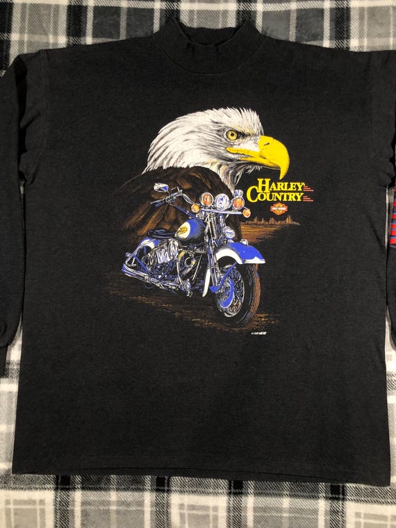 トップス Harley Davidson Eagle t-shirt Harley-Davidson® Men's Eagle Bar & Shield® Short Sleeve T