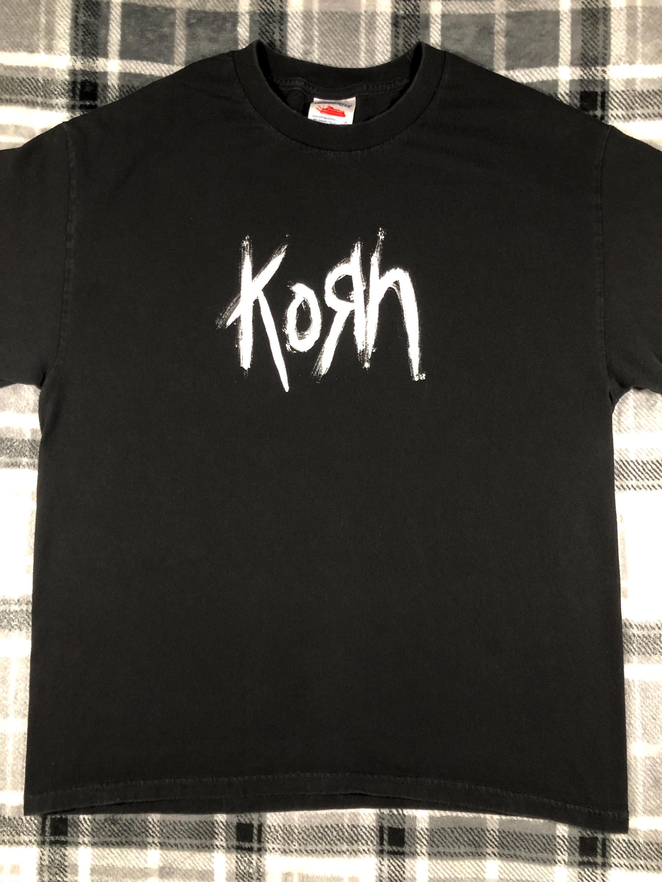 KORN tシャツ　ブラック　00s ヘインズ　バンド il_fullxfull.6787169107_dt2o.jpg