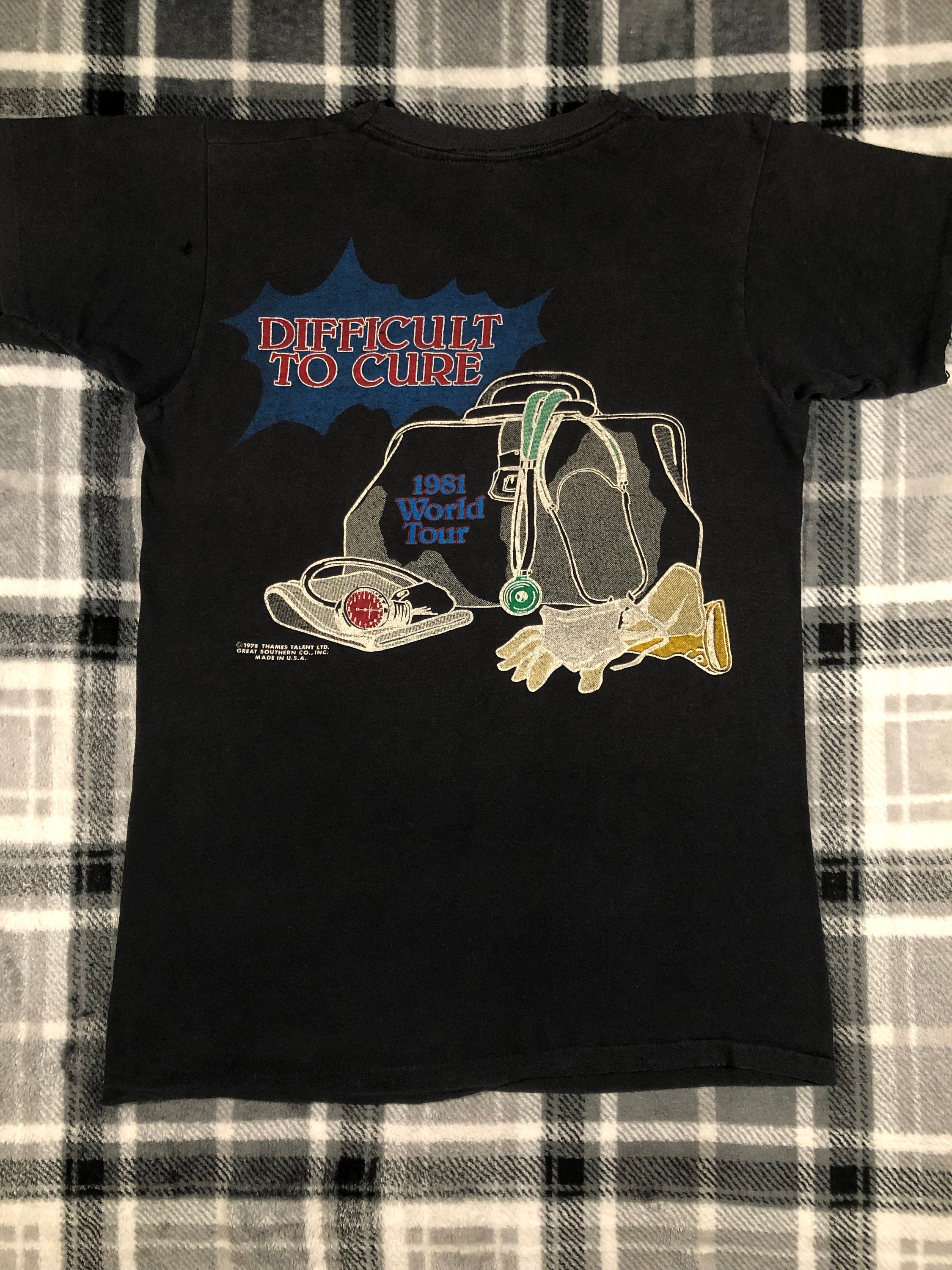 Rainbow - Vintage 80s - Difficult to Cure World Tour 1981 - Rock