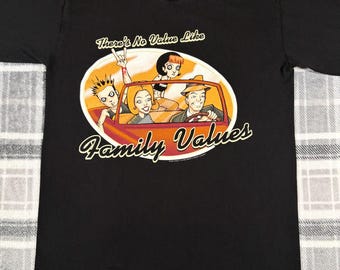 Vintage Family Values Tour 1998 Rock T-shirt XL Original Korn Limp
