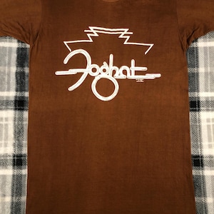 Foghat - Vintage 70s - English Rock Band Single Stitch T Shirt - Size S bild 2