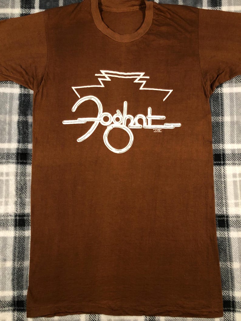 Foghat - Vintage 70s - English Rock Band Single Stitch T Shirt - Size S bild 2