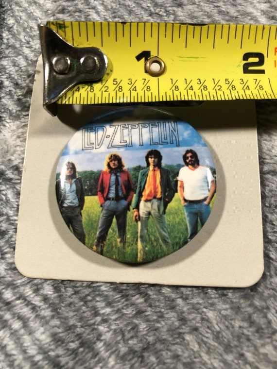 Led Zeppelin - Vintage 80s - Rock Band Pin Pinbac… - image 3