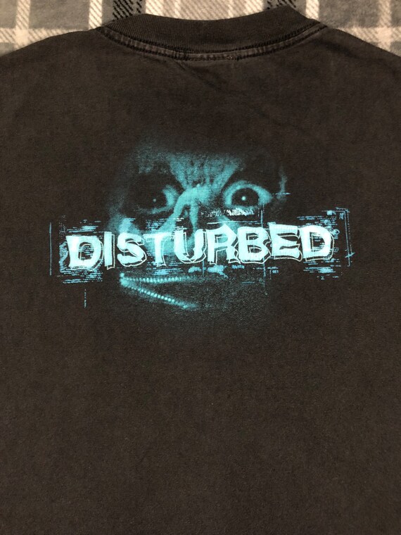 T-shirt Vintage Disturbed The Sickness 2000 – Taille XL – Coton – Neuf Avec étiquette