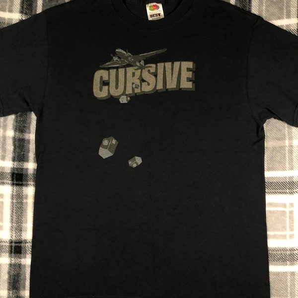 Cursive - Vintage Y2K - Emo Post Hardcore Indie Rock Band T Shirt - Shirt M