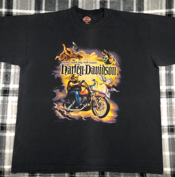 Vintage 90s - Harley Davidson Motorcycles - on the Eighth Day