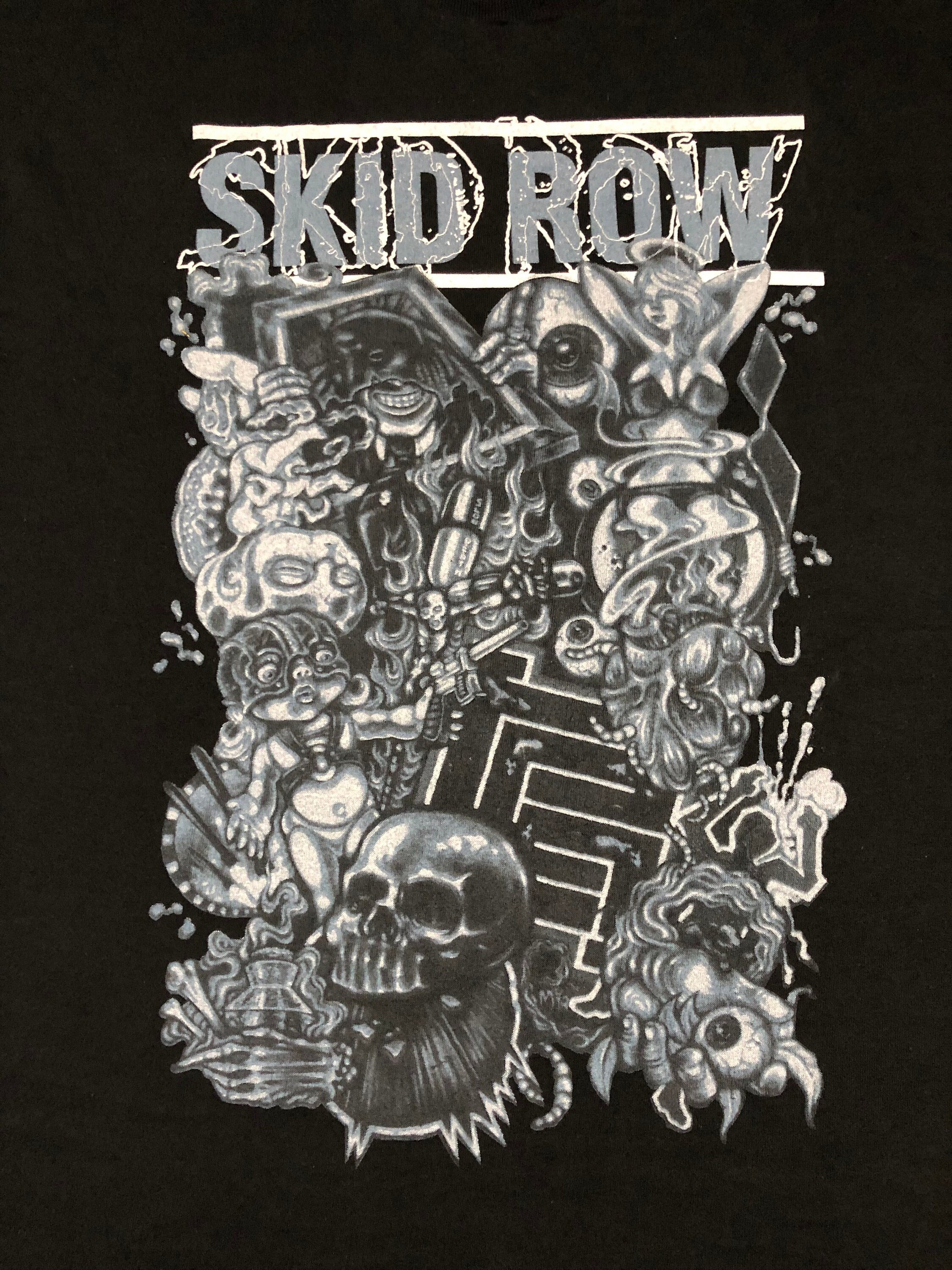 SKID ROW Sub human RACE ヴィンテージ 半袖Tシャツ Skid Row - Vintage 90s - Subhuman Race Tour 1995 - Glam Hair Metal