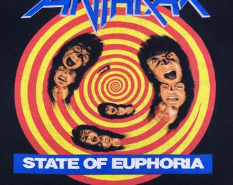 Anthrax - Vintage Y2K - State of Euphoria - Heavy Metal Hard Rock