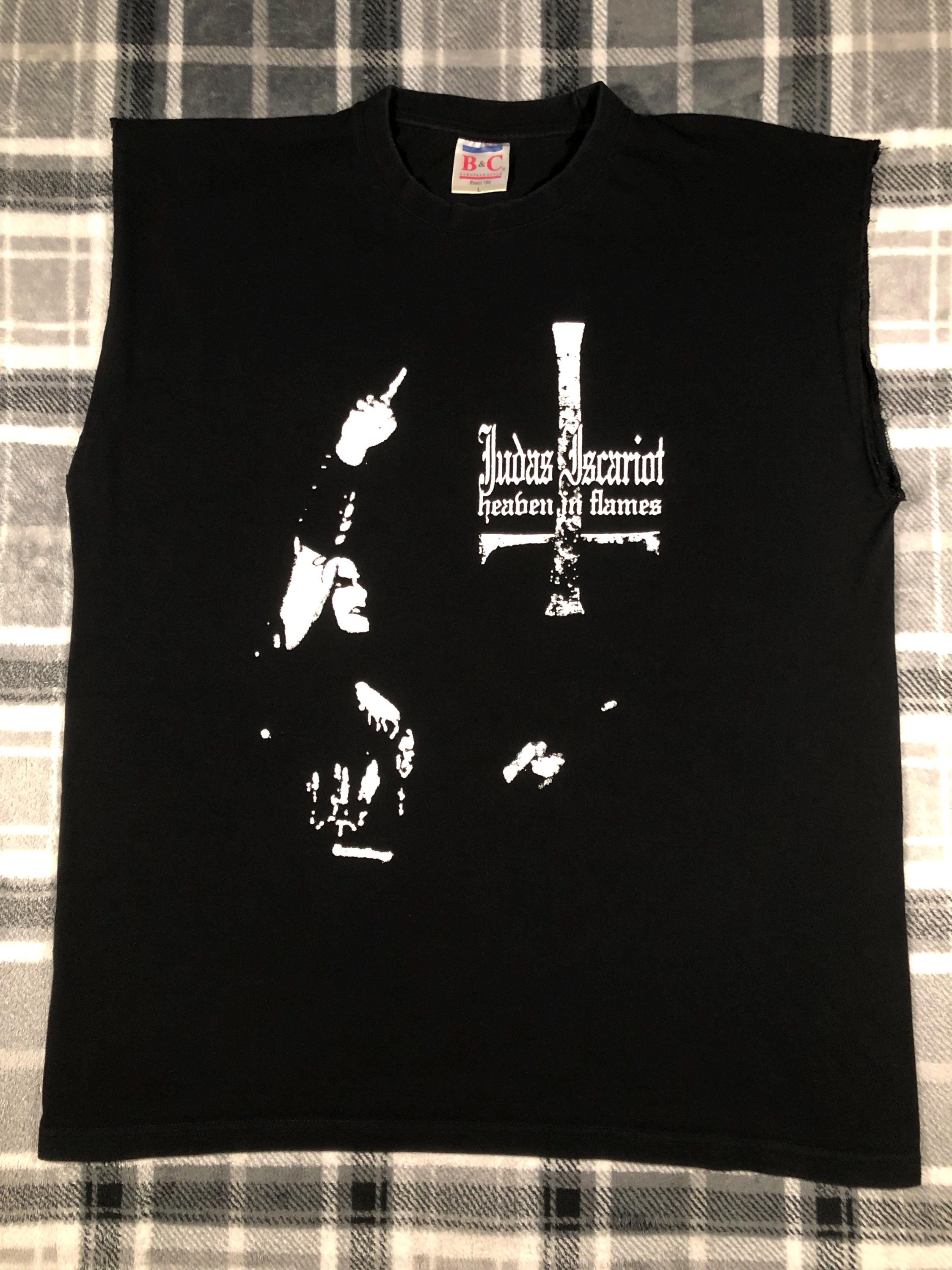Judas Iscariot - Vintage - Heaven in Flames - Black Metal Band T