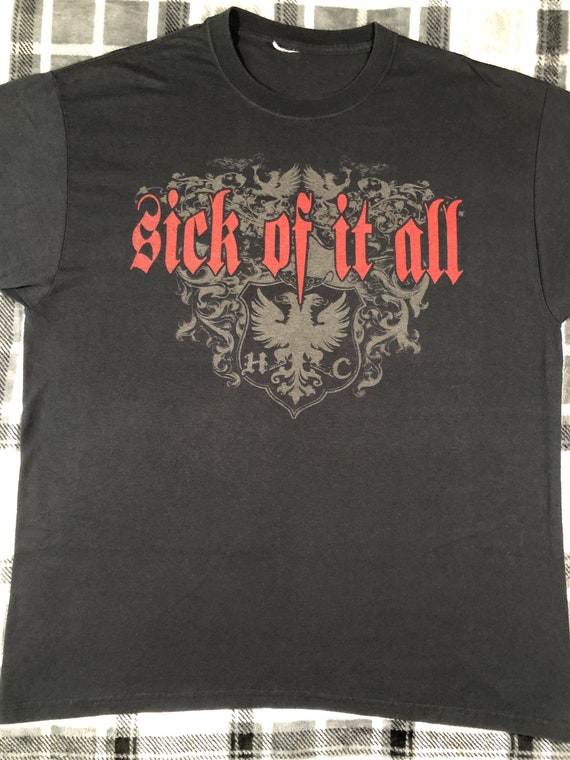 Sick of It All - Vintage Y2K - Hardcore Punk Rock Band T Sick of It All - Vintage Y2K - Hardcore Punk Rock Band T