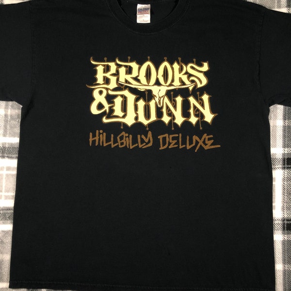 Brooks & Dunn - Hillbilly Deluxe 2005 - Country Music Band T Shirt - Size XL