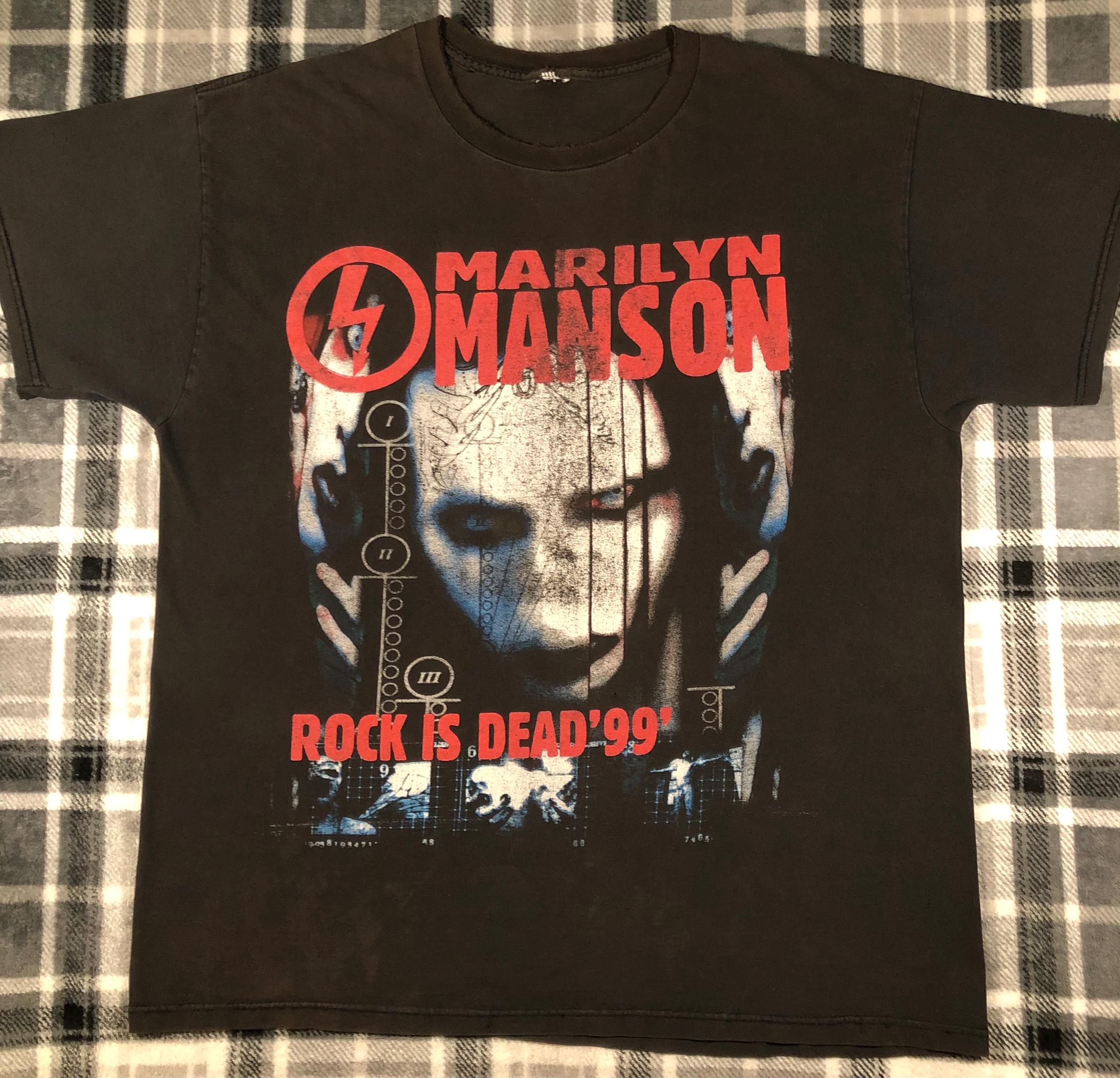 Marilyn Manson - Vintage 90s - Rock is Dead Tour 1999 - Metal Hard 