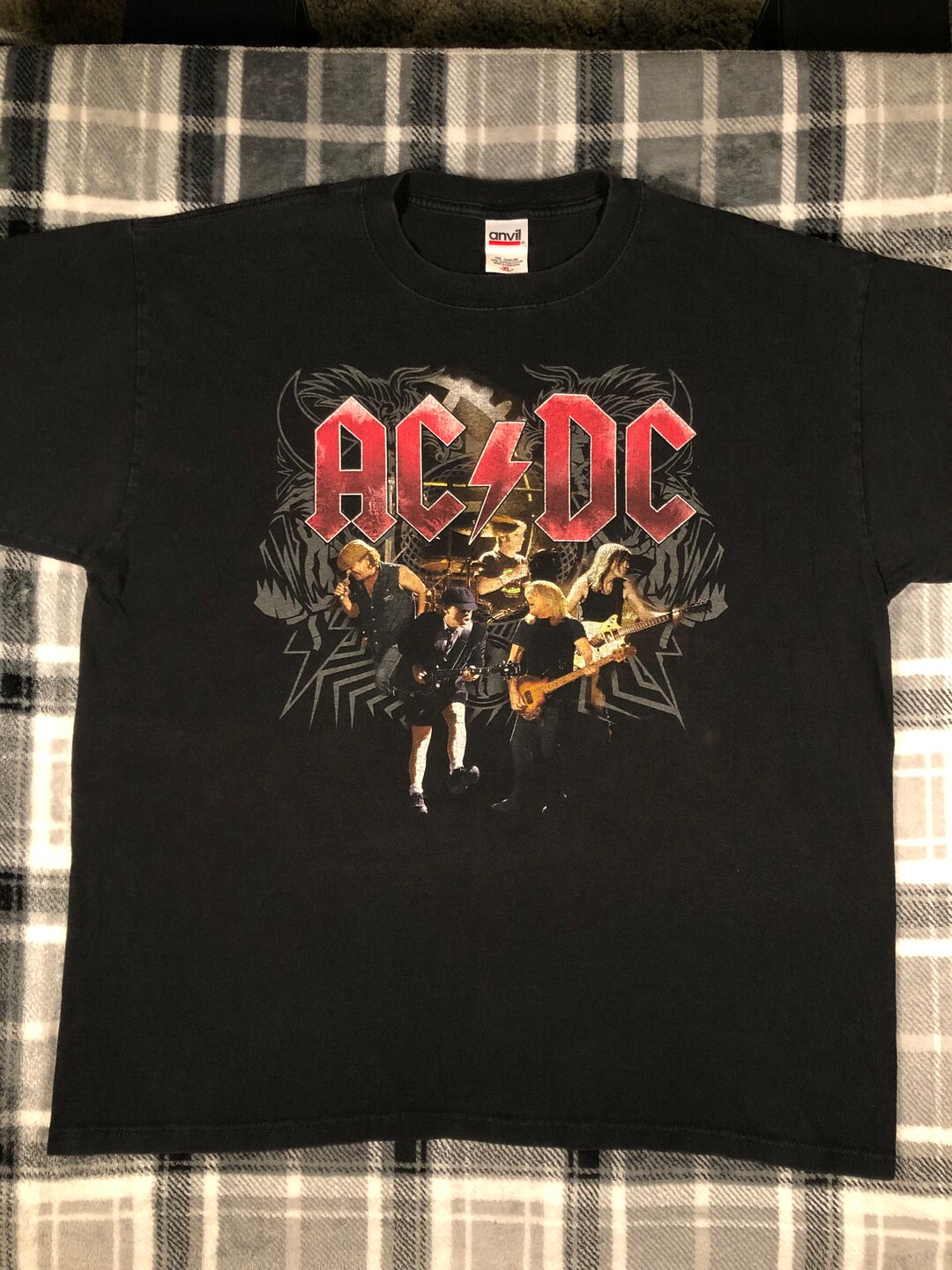 AC/DC - Black Ice Tour 2009 - Hard Rock Band Concert T Shirt - Size XL ...
