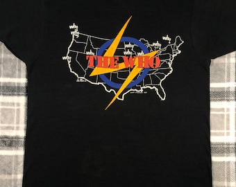 Vintage 1997 the Who Quadrophenia World Tour T Shirt Size XL (W