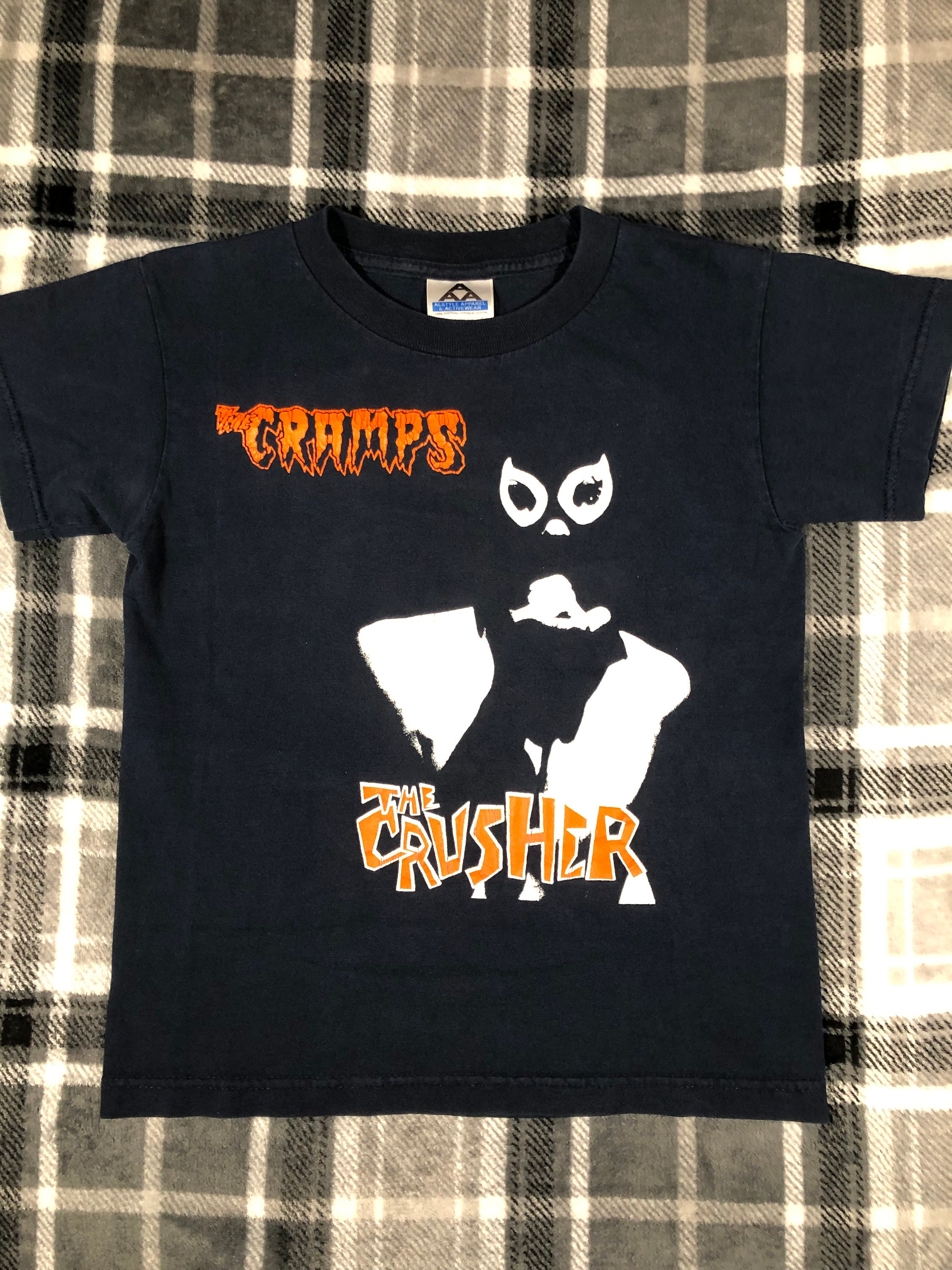 日本最大のブランド The Cramps - Vintage 90s - the Crusher - Punk Rock Band T ミュージシャン