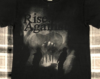 Rise Against - Vintage Y2K - Hardcore Punk Rock Band Concert Tour T Shirt -  Size S