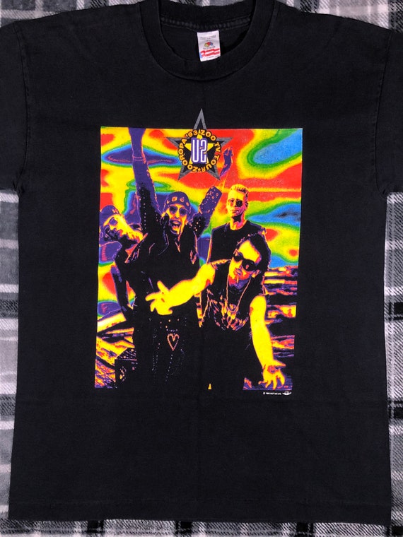 U2 - Vintage 90s - Zooropa 1993 Tour - Classic Rock Band Concert 