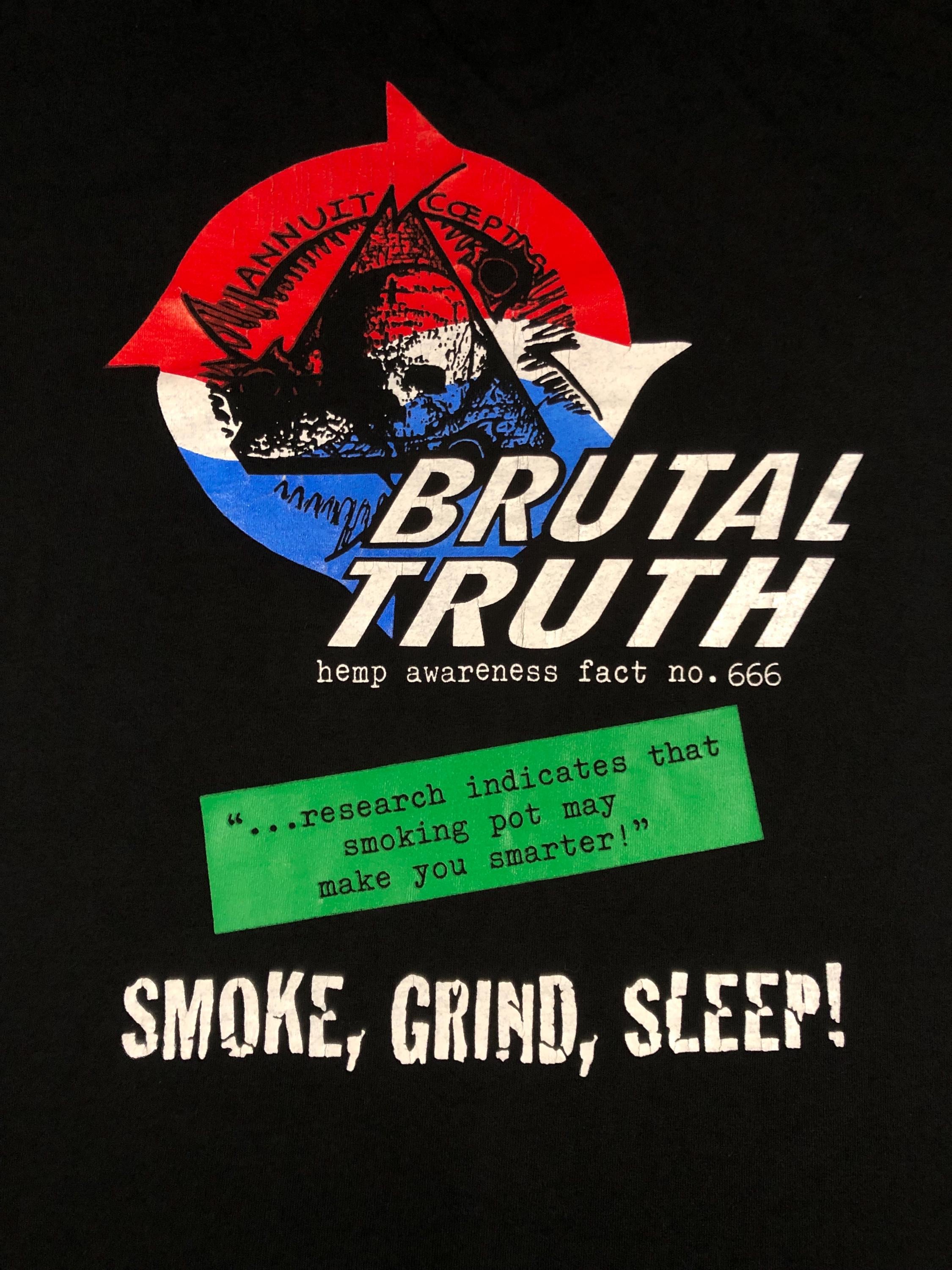 Brutal Truth - Vintage 90s - Smoke, Grind, Sleep! - Grindcore