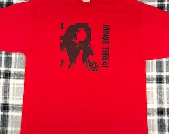 Minor Threat - Vintage - Hardcore Punk Rock Band T Shirt - Size