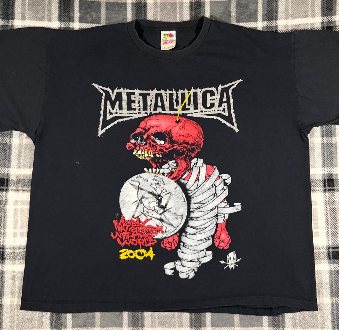 Metallica - Vintage - Madly in Anger With the World Tour 2004