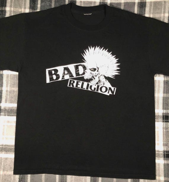 Bad Religion - Vintage - Punk Rock Band T Shirt - Size L - Etsy