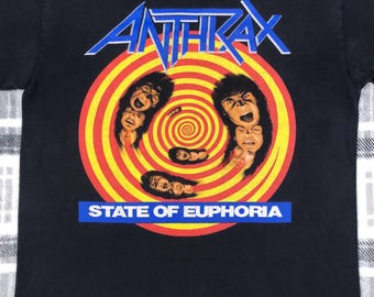 Anthrax - Vintage Y2K - State of Euphoria - Heavy Metal Hard Rock
