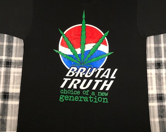 90s Vintage Brutal Truth T-shirt : Death Metal Grindcore - Etsy