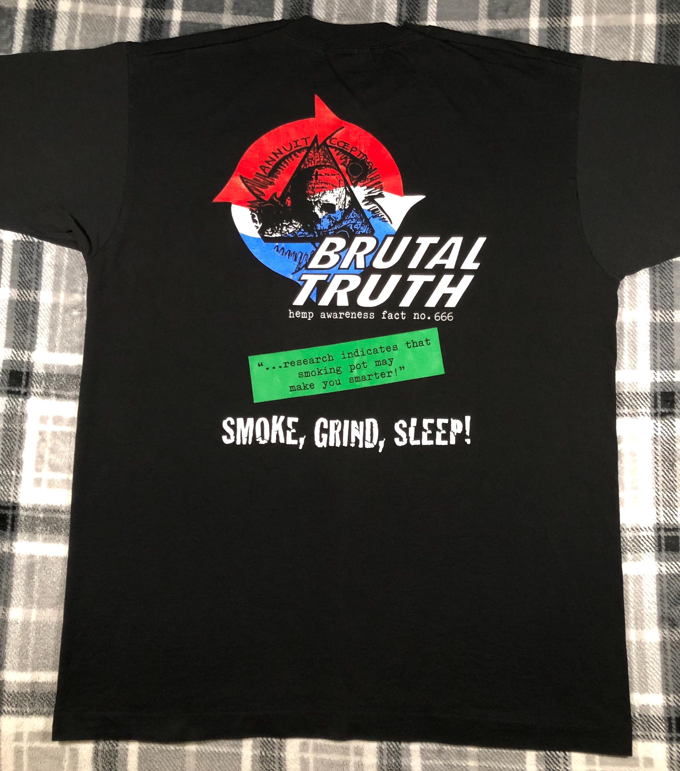 Brutal Truth - Vintage 90s - Smoke, Grind, Sleep! - Grindcore
