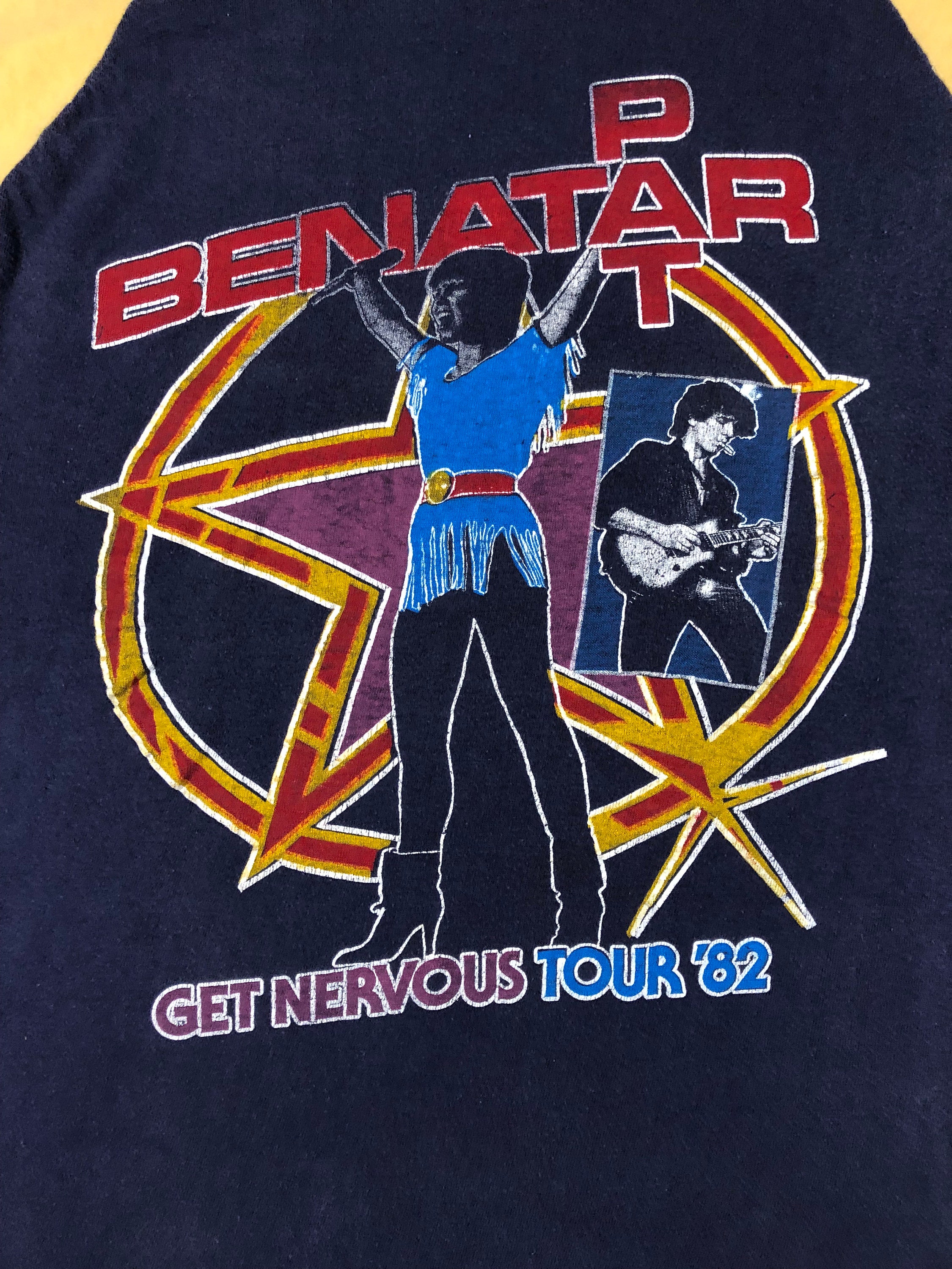 PAT BENATAR ROCKS. イベントTシャツ 1986年 PAT BENATAR ROCKS. イベントTシャツ 1986年 - メルカリ