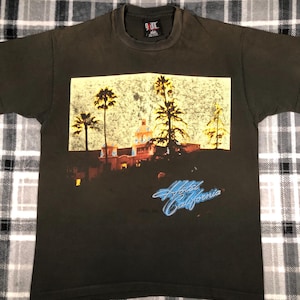 Eagles - Vintage 90s - Hotel California - Hell Freezes Over Tour 1994 - Rock Band Single Stitch T Shirt - Size XL