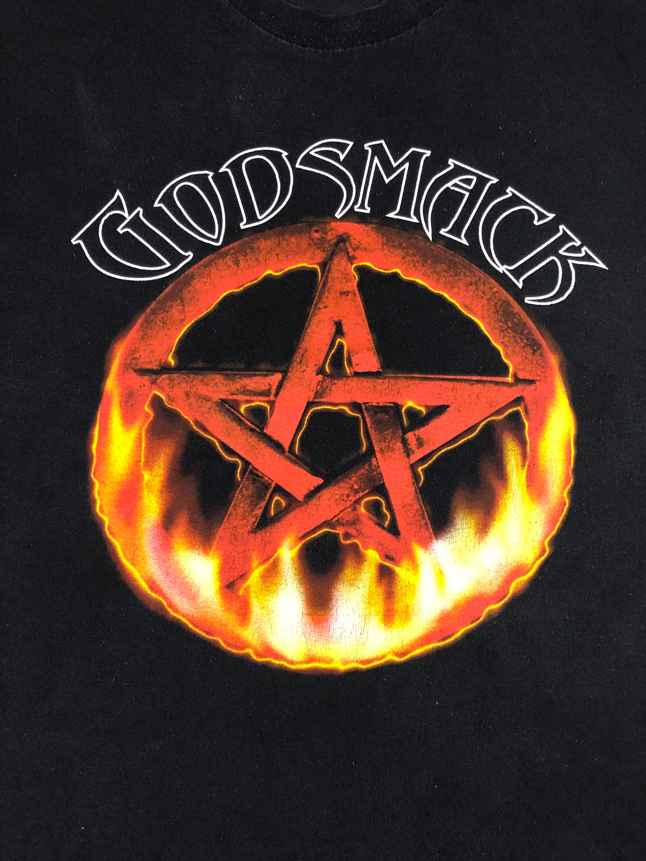 【 美品 】GOD SMACK ゴッドスマック バンT バンドT 90s 00s Vintage Godsmack Smack This! American Rock Album Music Tour