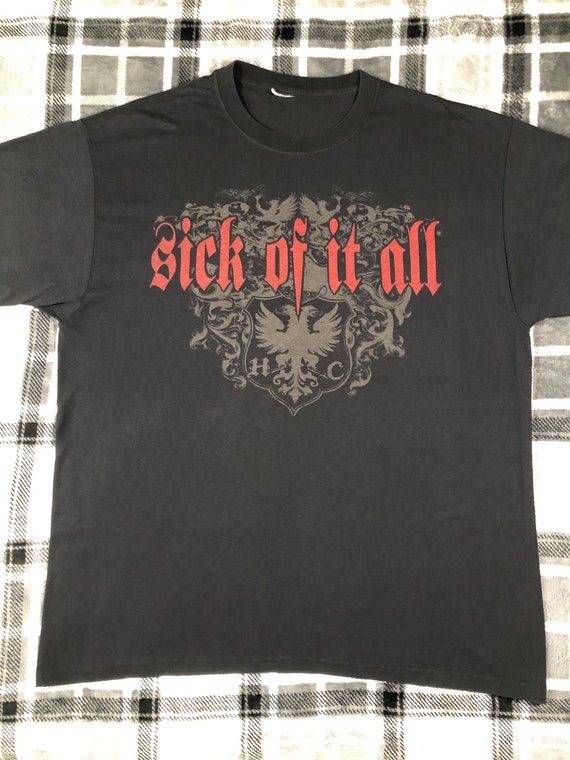 Sick of It All - Vintage Y2K - Hardcore Punk Rock Band T Sick of It All - Vintage Y2K - Hardcore Punk Rock Band T