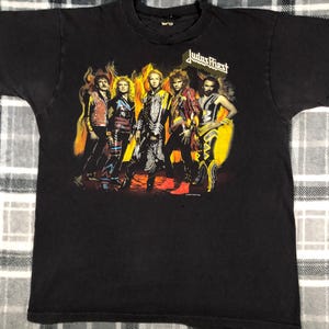Vintage 1985 DEEP PURPLE Open Air Germany Tour T Shirt Size