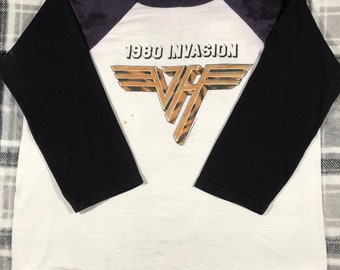 Van Halen - Vintage 80s - 1980 Invasion Tour - Hard Rock Band