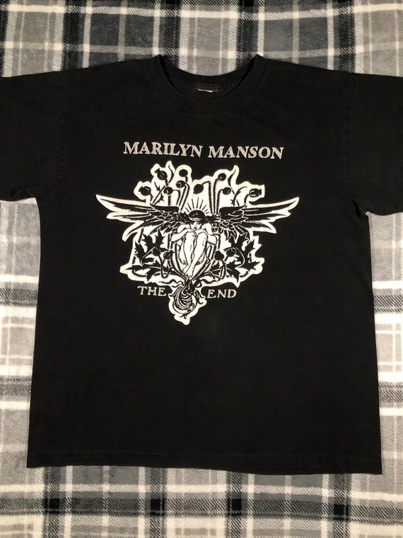 マリリンマンソンThe End ヴィンテージtシャツ 90s XL ヴィンテージ 90s Marilyn Manson マリリンマンソン Tシャツ